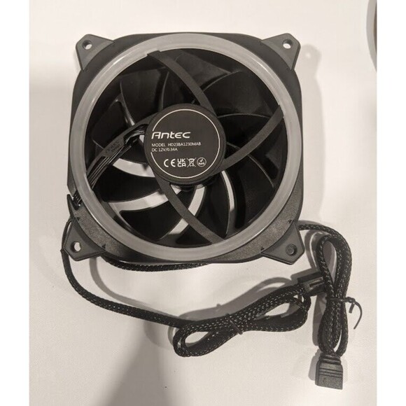 Antec RGB Fans 120mm x 30mm, 5V-3PIN Addressable RGB Fans, 30mm Thickness PC Fan - Picture 9 of 11